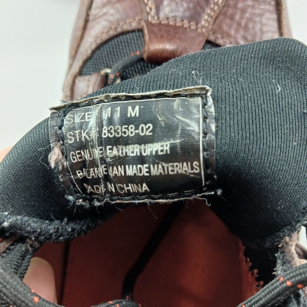 Nunn Bush Men's 11M Brown Leather Oxford Utility Shoe. Rubber Soles............. - Picture 6 of 14